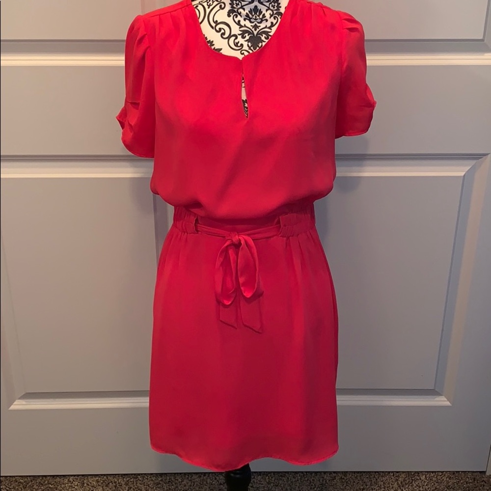 Coral colored dress-Size Small